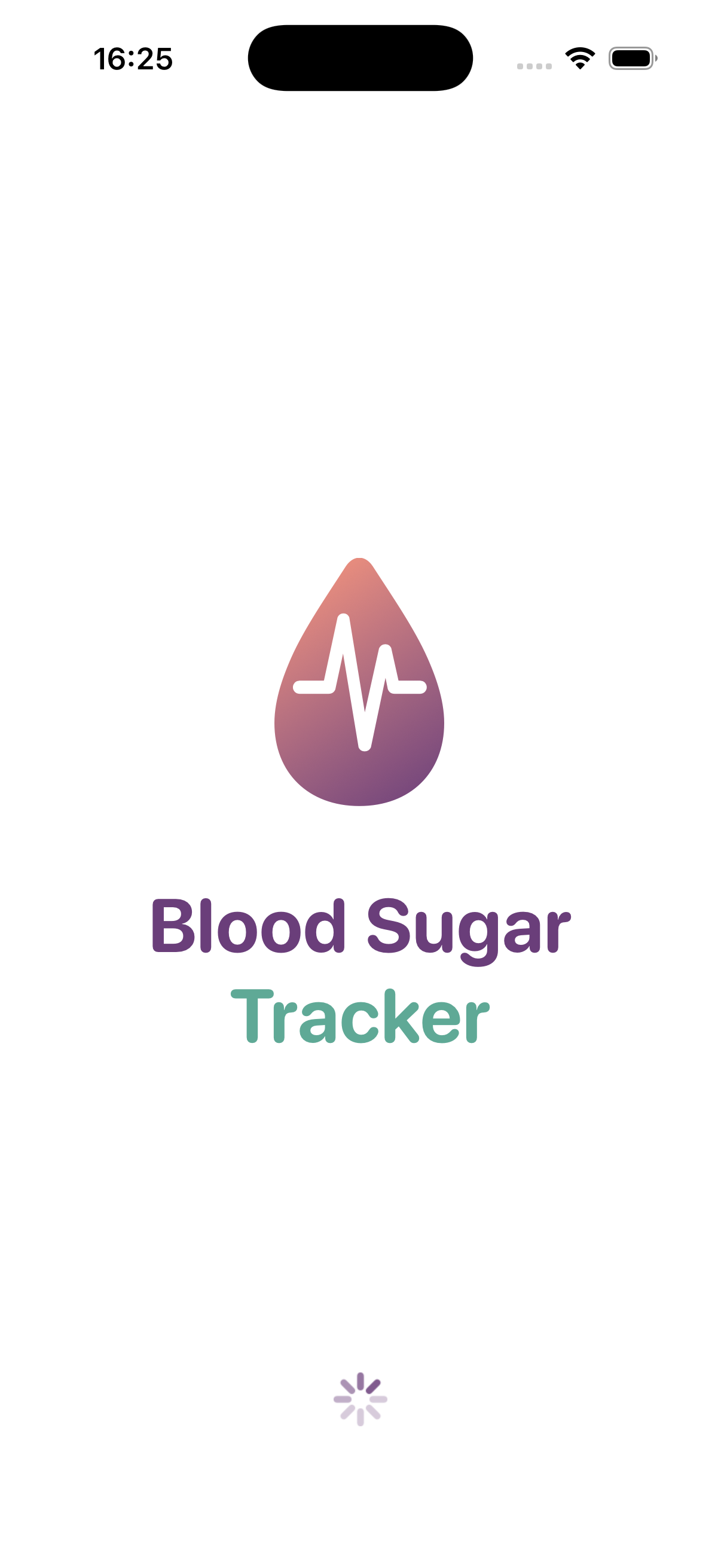 Blood Sugar Monitor dashboard