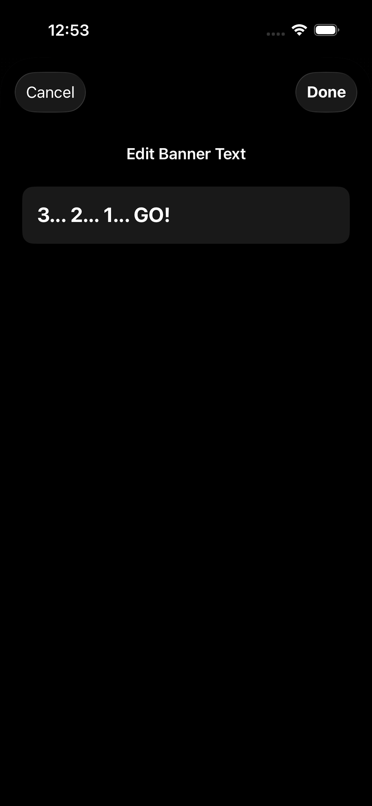 LED Banner app screen 8