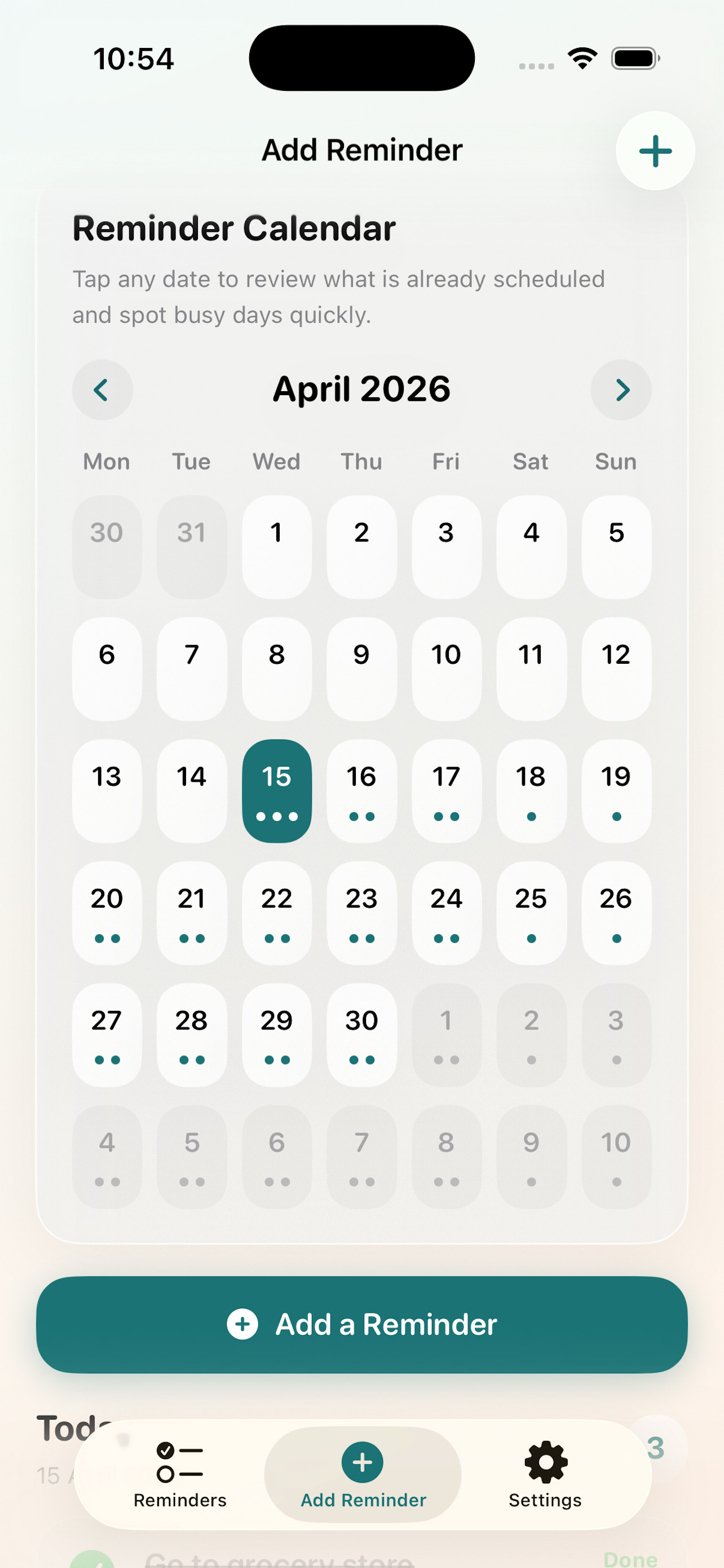 Pre-alarm and controls