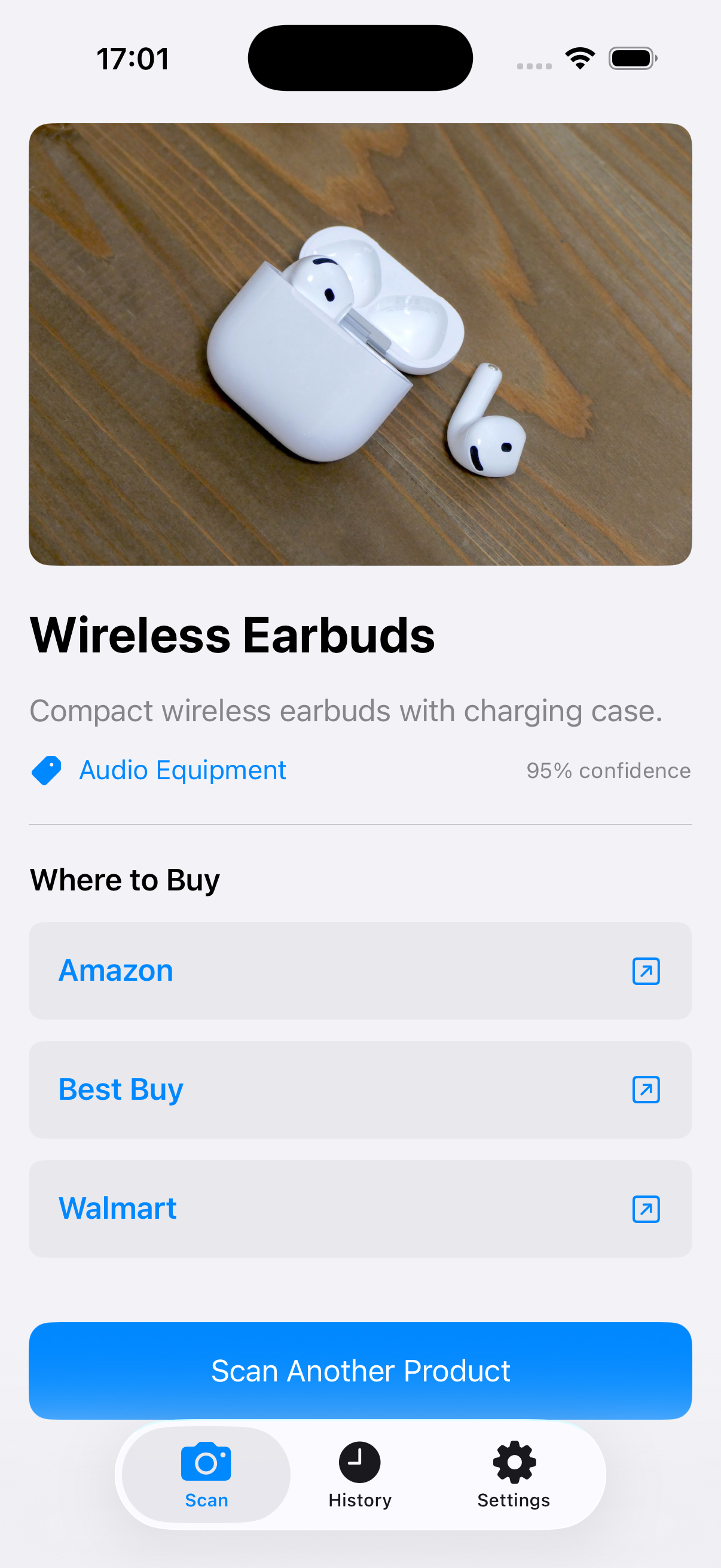 Product identification