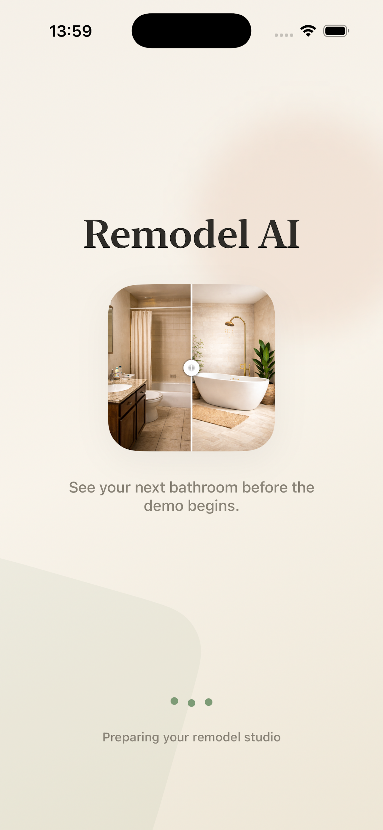 Bathroom Remodel AI — upload and transform