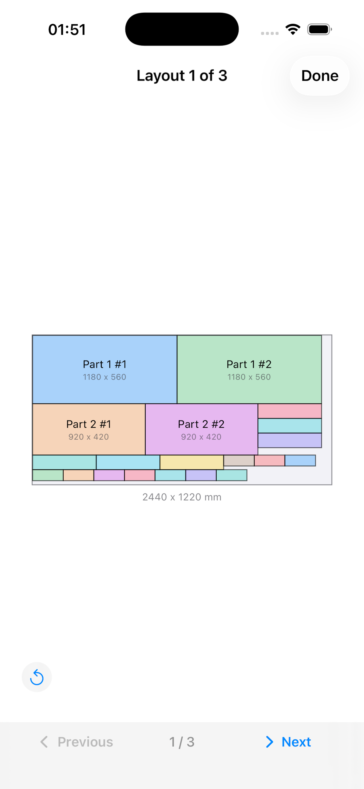 Cutting guide and measurements