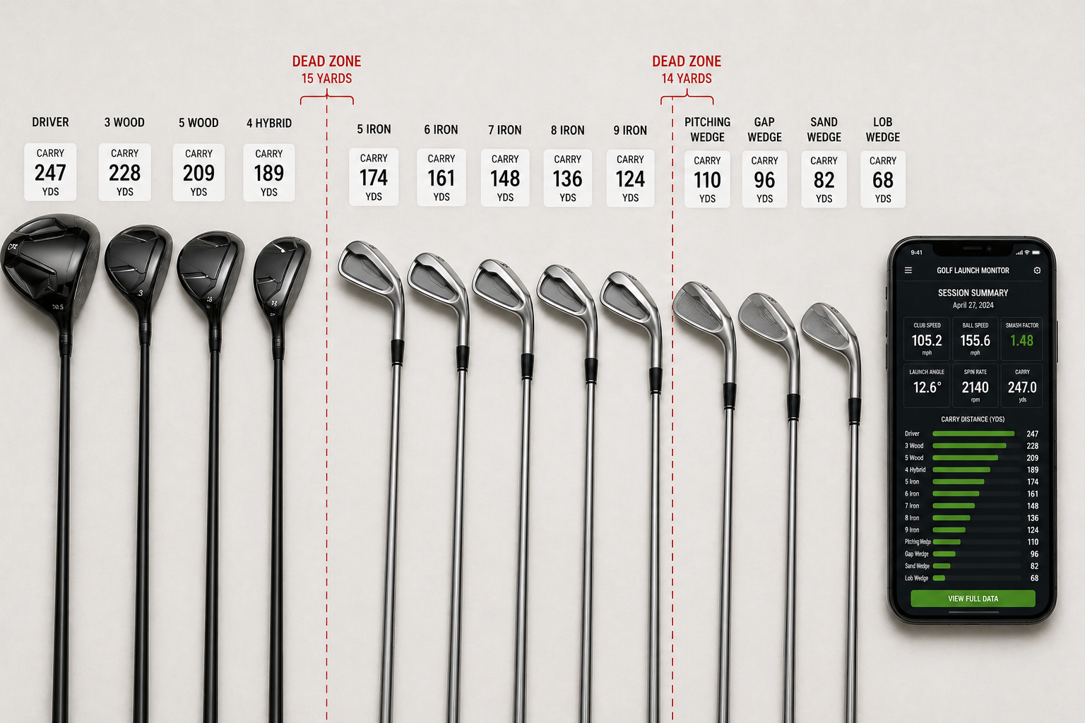 Club Gapping Explained — How to Close Distance Gaps With Data