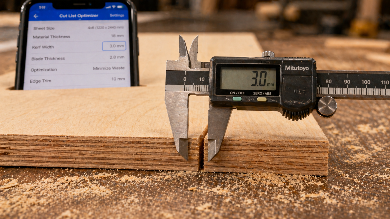 How to Account for Saw Kerf in Your Cut List