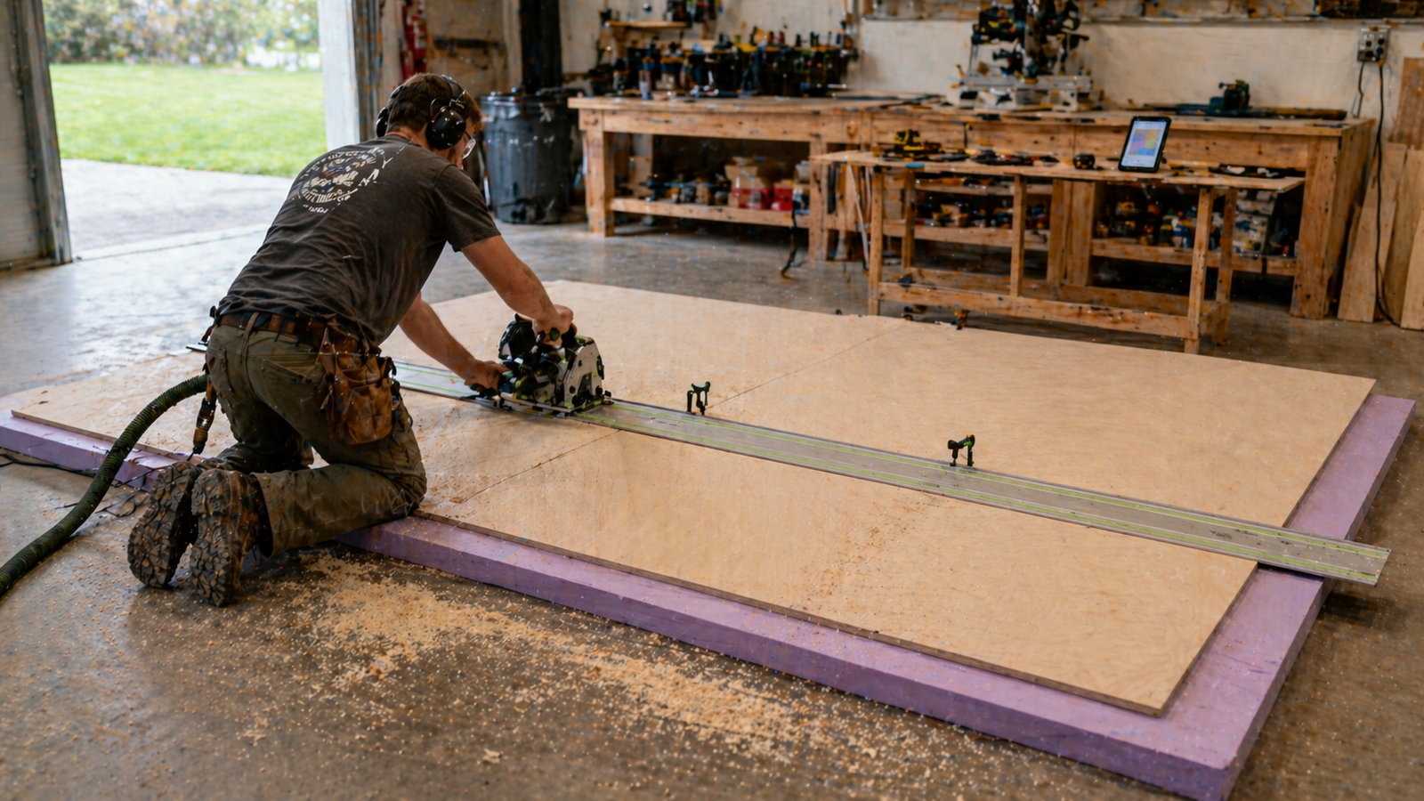 How to Cut a Full Sheet of Plywood by Yourself