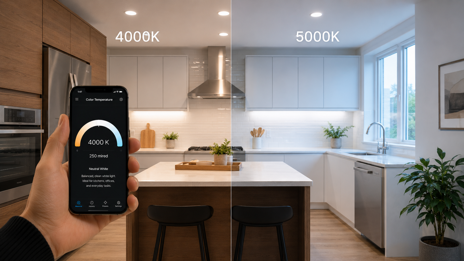 4000K vs 5000K for a Kitchen: Which Should You Pick?