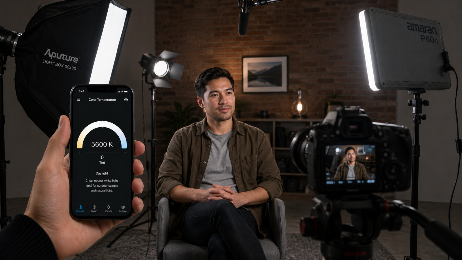 Color Temperature for Video and Interview Lighting